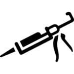 concrete caulking icon