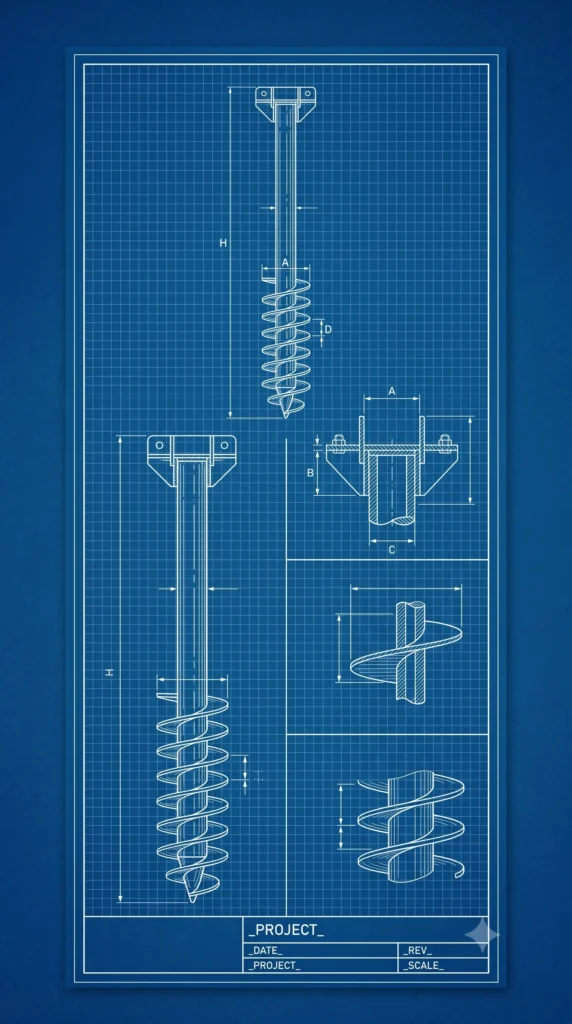 Helical Pier Blueprint - What Are Helical Piers?