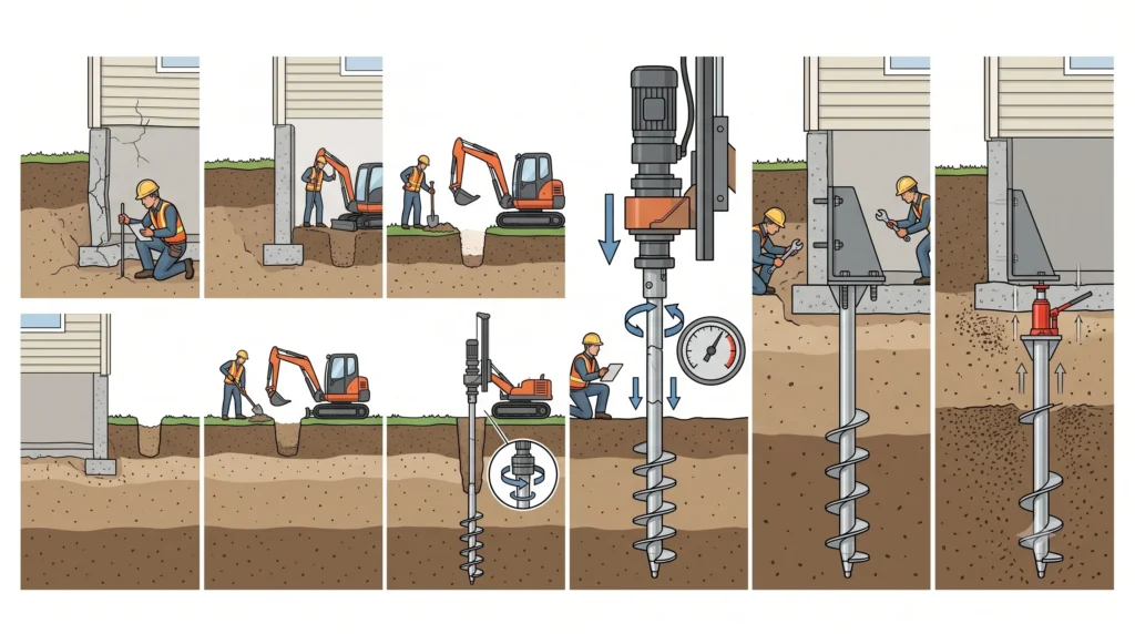 Helical Pier Installation - What Are Helical Piers?