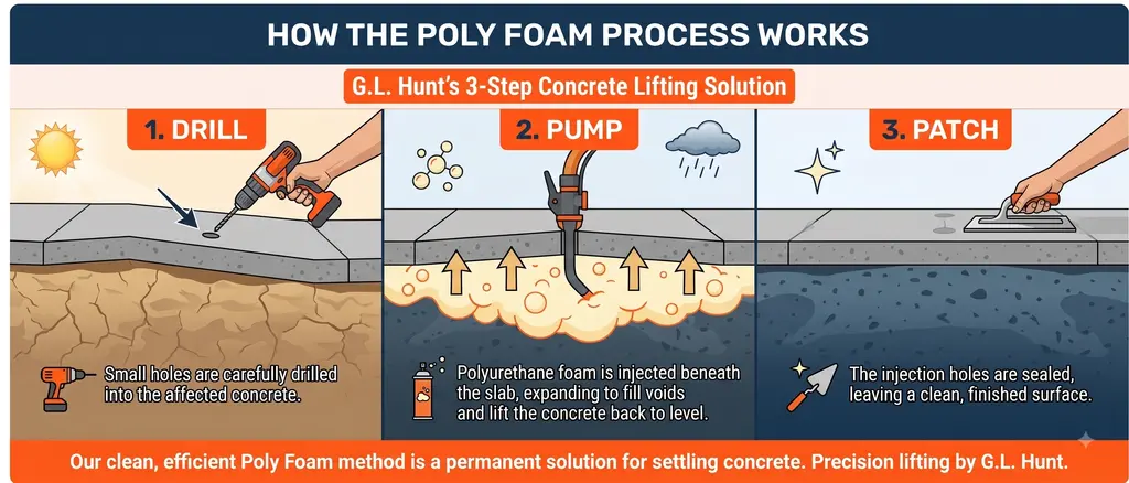 How the poly foam process works
